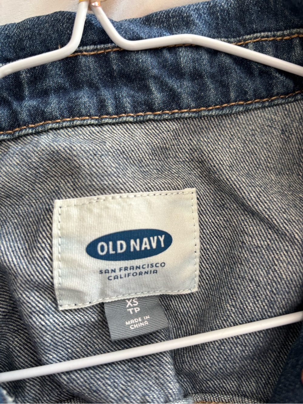 Old Navy Dark Blue Denim Jacket - Picture 2 of 4